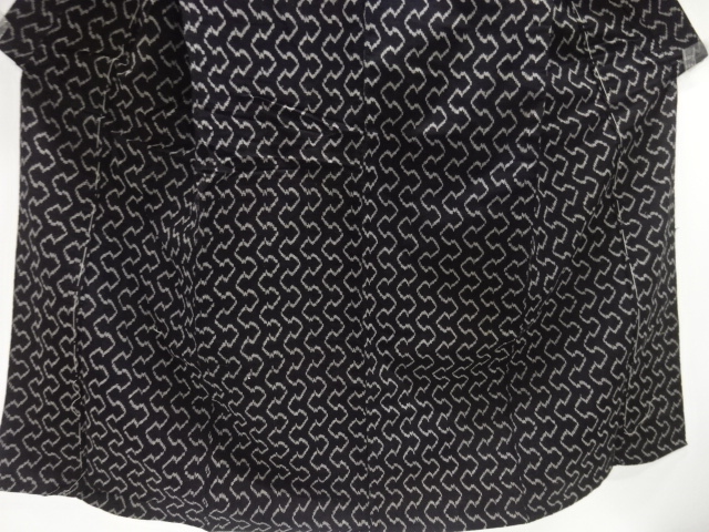 アンティーク 木綿抽象模様着物